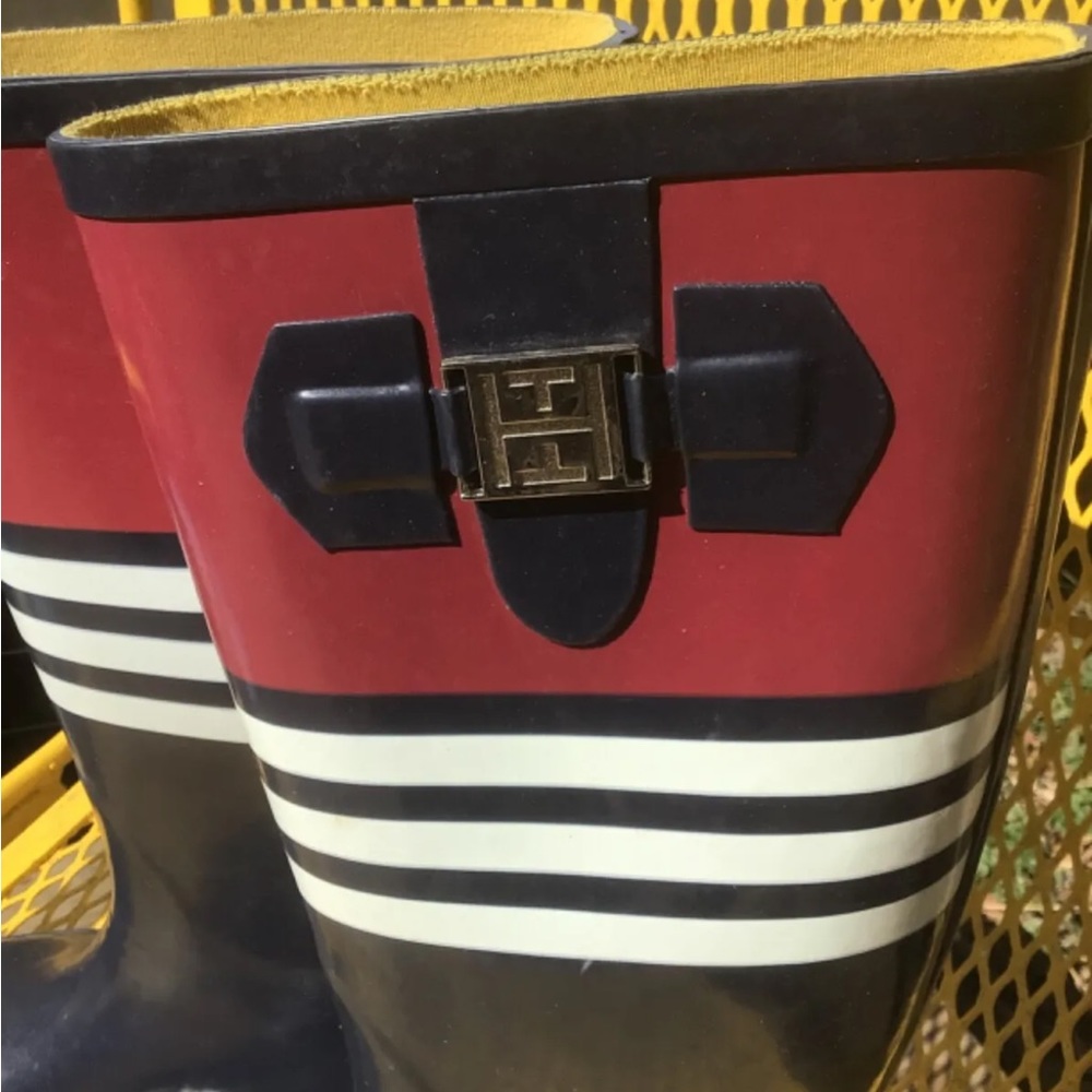 Tommy Hilfiger rubber rain boots women’s 6M - Picture 3 of 6